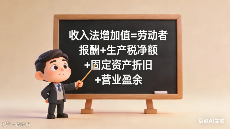 收入法构成示意图