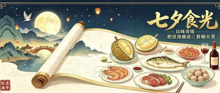 七夕食惠｜临海供应链精选好物就位，把浪漫藏进三餐烟火