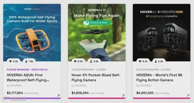 突破DJI心智垄断!杭州品牌HOVER用99克的无人机席卷海外