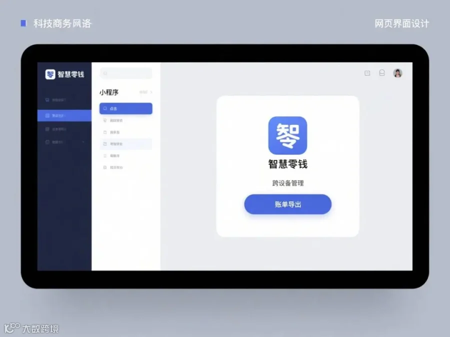 微信网页版小程序入口，智慧零钱，跨设备管理，账单导出