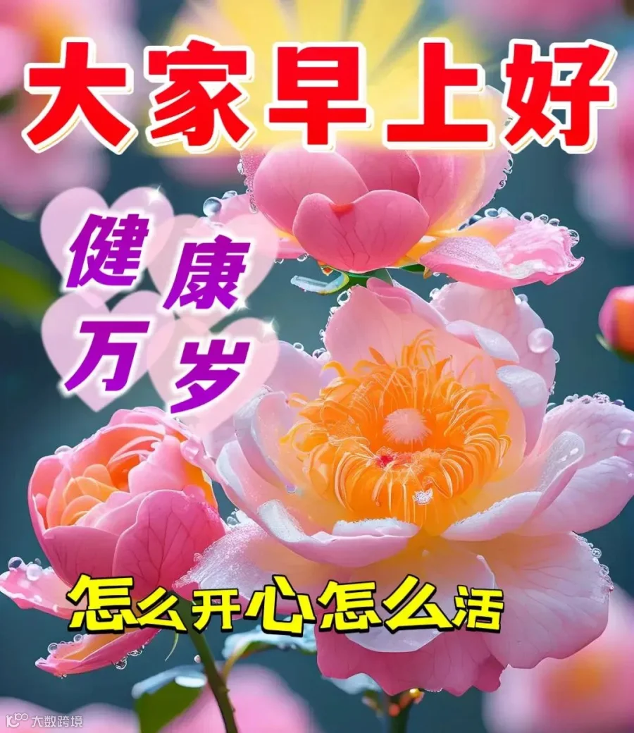 最新版早上好表情图片大全，真心的问候，不变的祝福