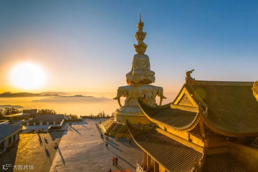 峨眉山金顶十面普贤金佛像 - 旅游酒店 - 成都万安建设项目管理有限公司,全过程咨询,招标代理,工程监理,工程造价,项目管理,工程咨询