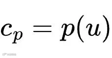 c_p = p(u)