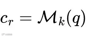 c_r = \mathcal{M}_k(q)