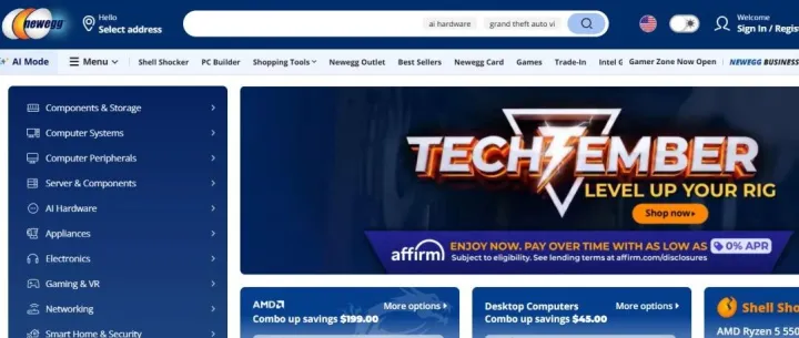 Newegg—全美规模最大的IT数码类网上零售商，月活跃用户3600万