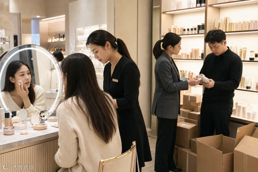 消费者试色与门店动销核对