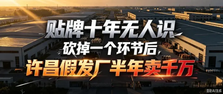 贴牌十年无人识，砍掉一个环节后，许昌假发厂半年卖千万