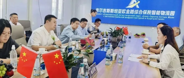 心系跨境合作｜自治区商务厅领导莅临亚欧金路综合智能物流园项目