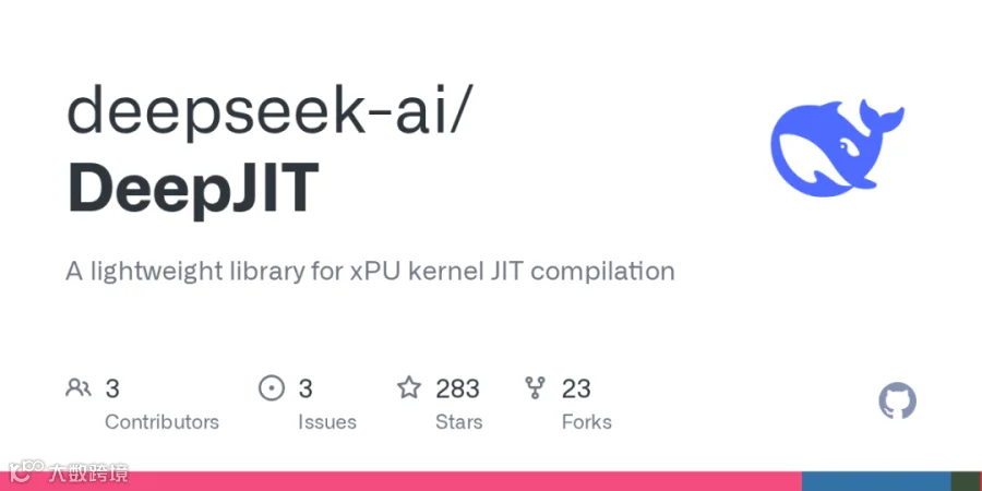 DeepJIT 官方 GitHub 仓库预览：面向 NVIDIA CUDA GPU 与华为昇腾 NPU 的轻量 C++20 JIT 运行时。