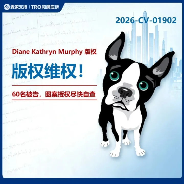 26-cv-01902｜60店涉案！北欧风·波西米亚·中古现代图案集体踩雷，全网火速自查