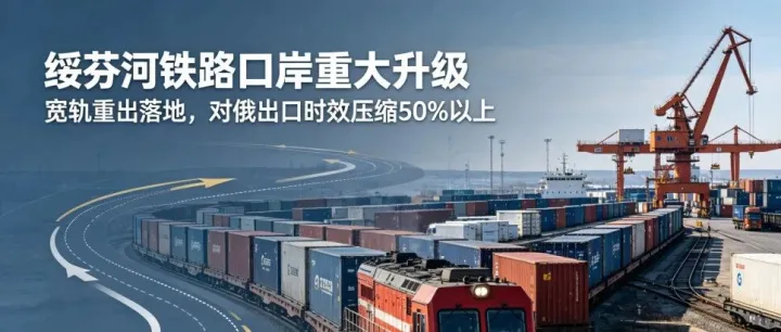 绥芬河铁路口岸重大升级！“宽轨重出” 落地，对俄出口时效直接减半