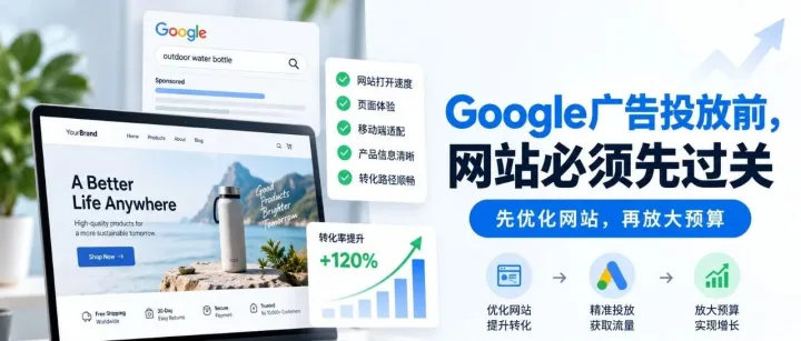 Google广告投放前，网站必须先过关