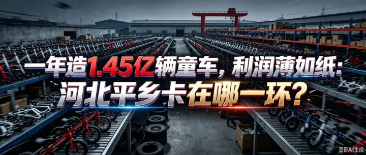 一年造1.45亿辆童车，利润薄如纸：河北平乡卡在哪一环？