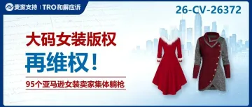 26-cv-26372｜版权预警！95家亚马逊女装卖家卷入商品图片版权诉讼（附名单）