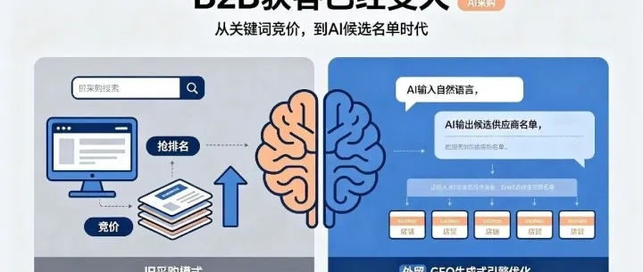 平台流量越来越贵？可能不只是竞价涨了——买家已经在用 AI 挑供应商