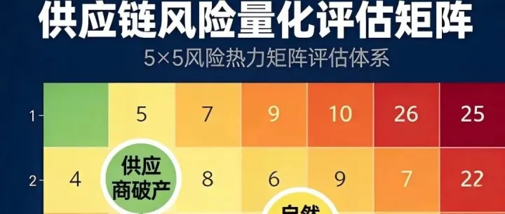 供应链中断风险量化：风险概率×影响程度的评估方法