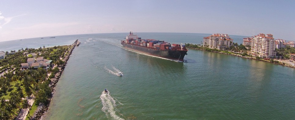 Florida's economy depends on shipments of export cargo and import cargo in international trade.