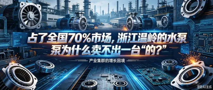 占了全国70%市场，浙江温岭的水泵为什么卖不出一台“贵”的？