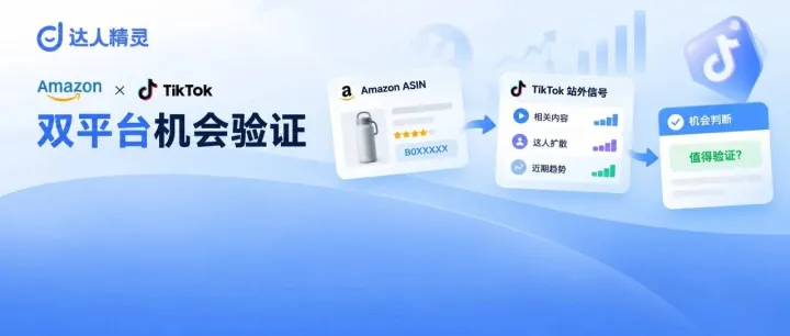 Amazon商品值不值得做TikTok？输入ASIN，让AI帮你验证站外机会