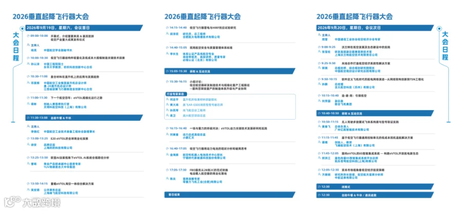 大会日程表