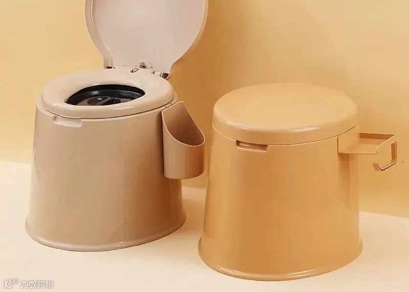 移动马桶老年人孕妇坐便器便携成人坐便椅塑料座便器室内痰盂家用-Taobao