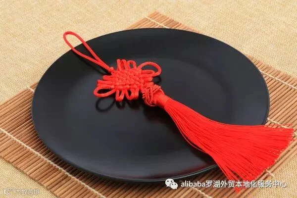传统手工艺中国结特写