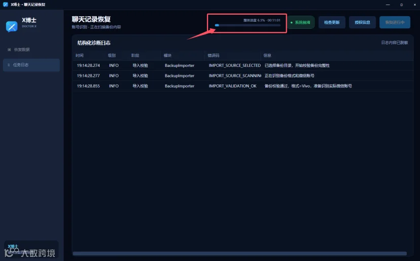 解析进度