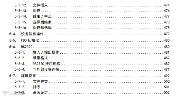 手册目录展示6