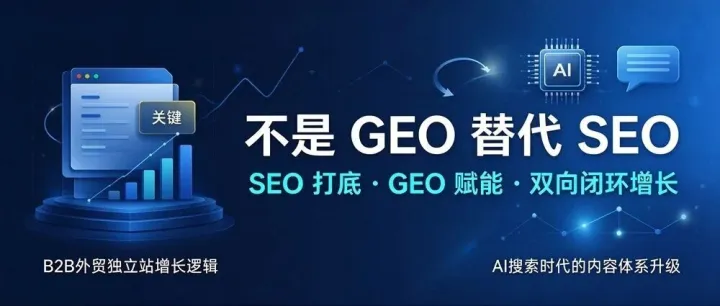 别只盯着AI询盘！GEO的核心价值，是反向升级你的外贸SEO体系