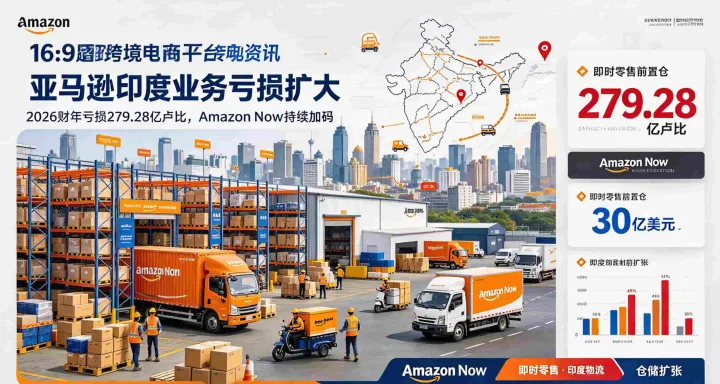 亚马逊印度业务亏损扩大至279.28亿卢比，Amazon Now持续加码
