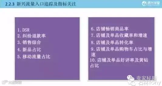 新兴流量入口及指标把控