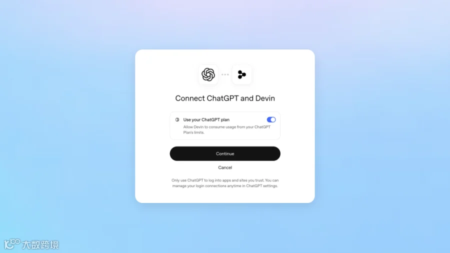第三方产品中的 ChatGPT 登录入口