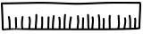 尺子分割线
