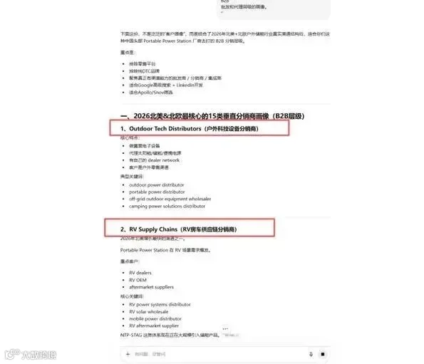 ChatGPT 梳理客户画像