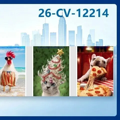 26-cv-12214｜三案连发，Keith代理Avanti Press 幽默风版权维权，583店陷TRO冻结危机