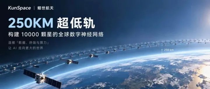 星链26颗V3卫星入轨，国内「鲲世」将在250km超低轨重造10000颗卫星