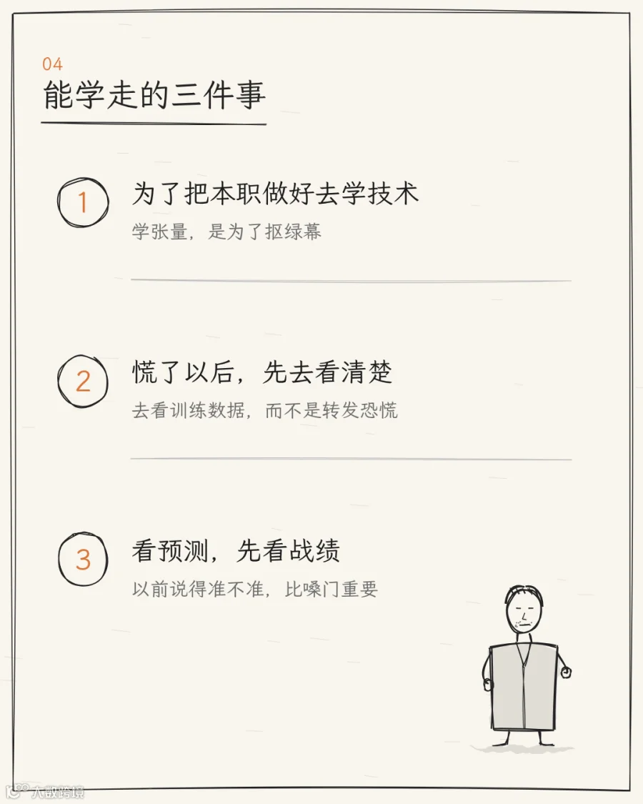 为问题学技术、先看清再判断、看预测先看战绩