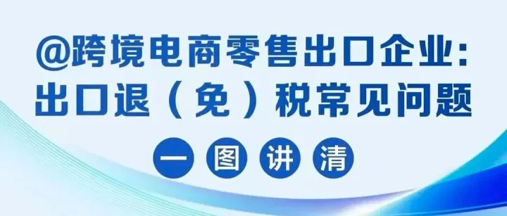 @跨境电商零售出口企业：出口退（免）税常见问题