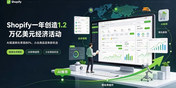 Shopify发布全球数据平台：过去一年创造1.2万亿美元经济活动，AI带来新销售机会