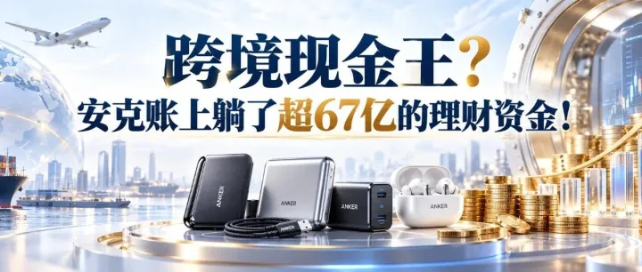 跨境现金王？安克账上躺了超67亿的理财资金！