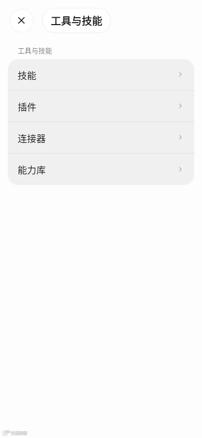 工具、Skills 和插件入口