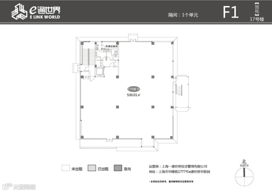 F1层户型平面