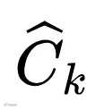 \widehat{C}_k