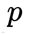 p