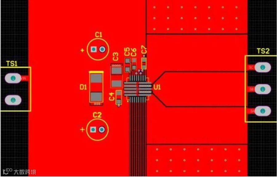 Figure 15: FCQFN PCB Layout