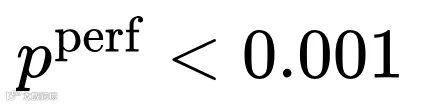 p^{\mathrm{perf}} < 0.001