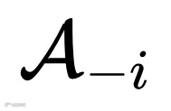 \mathcal{A}_{-i}