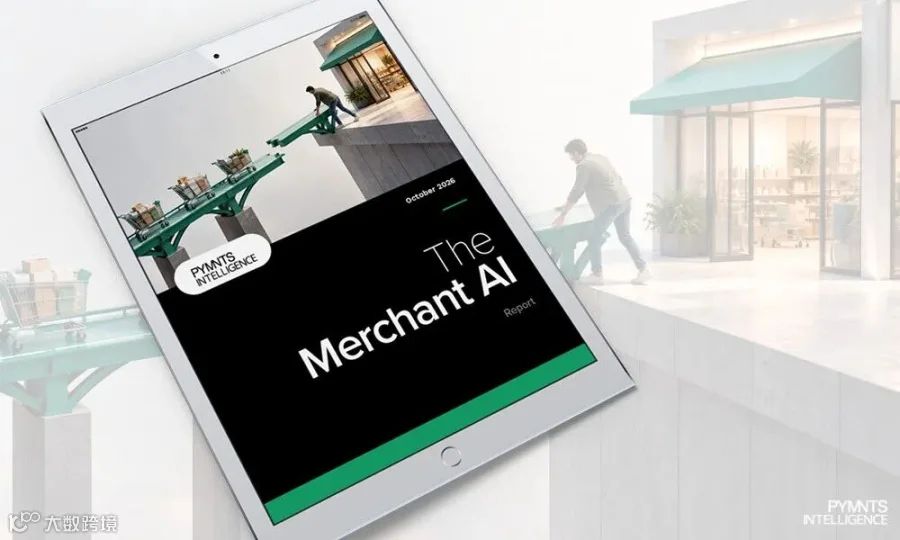 PYMNTS Intelligence《The Merchant AI Report》官方宣传图(来源:pymnts.com)