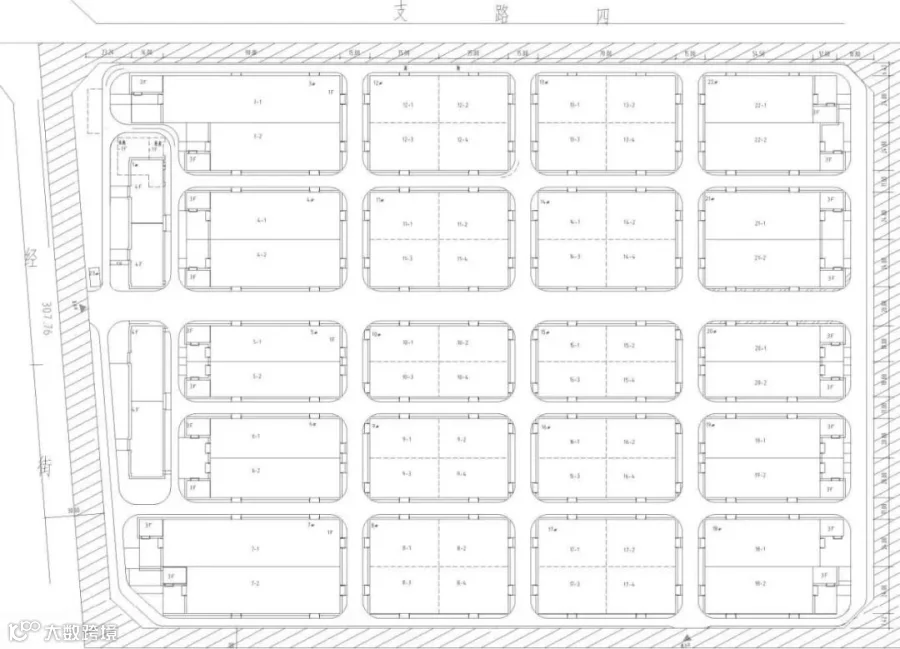大户型独栋户型示意