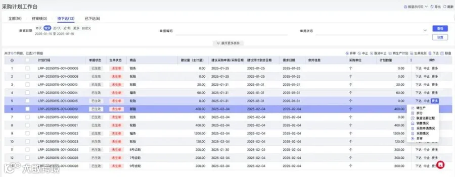 计划跟踪
